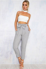 Unstoppably Chic Pants Gray