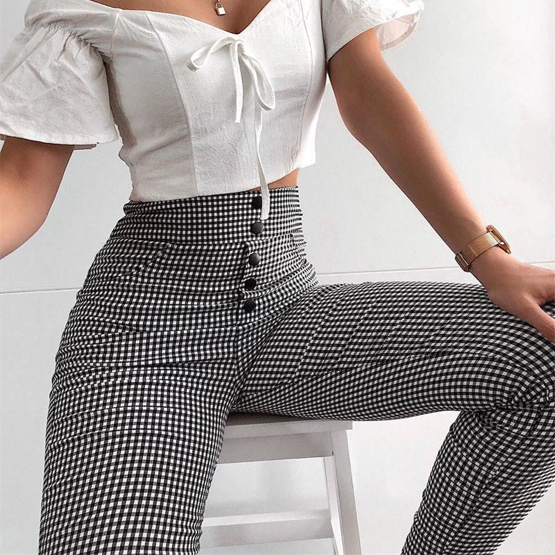 Layla Houndstooth Pants