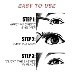 Glam Magnetic Eyeliner & Eyelashes Kit