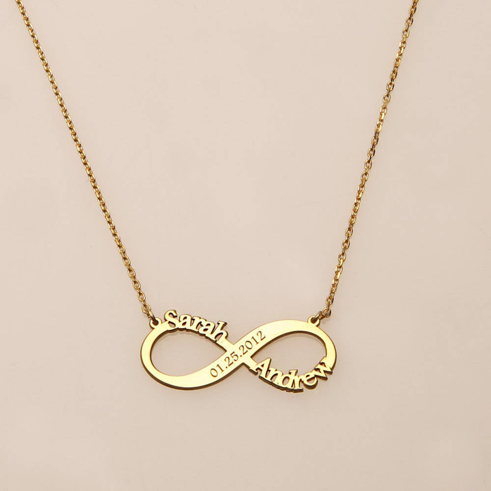 Engraved Infinity Name Necklace