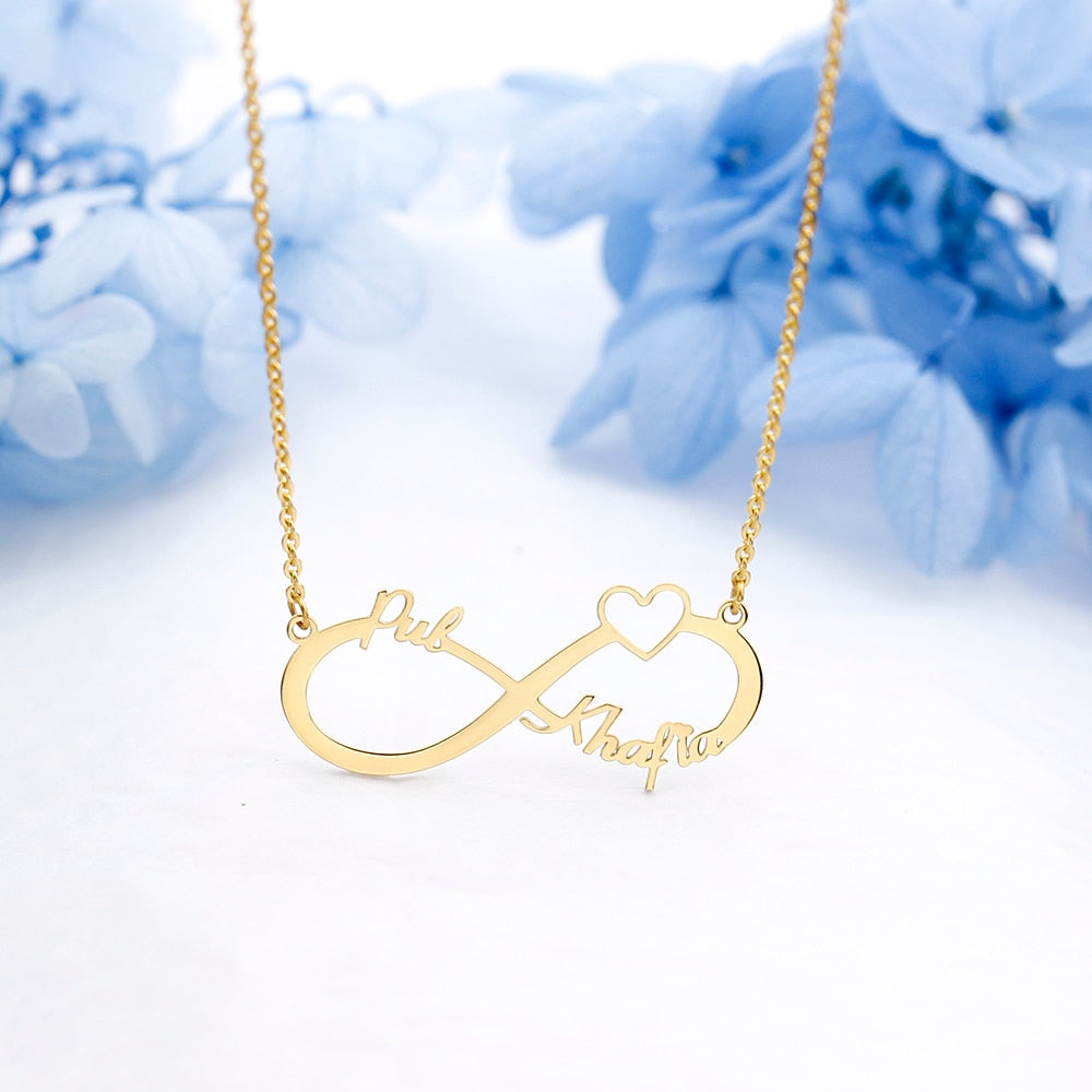 Infinity Love Name Necklace