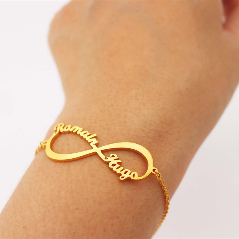 Infinity Love Name Bracelet