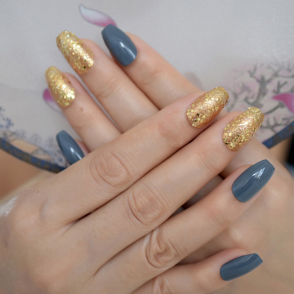 Xanadu Gold Coffin Nails