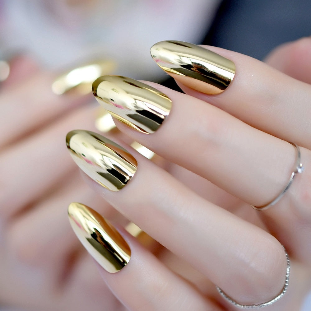 Mirror Mirror Stiletto Nails