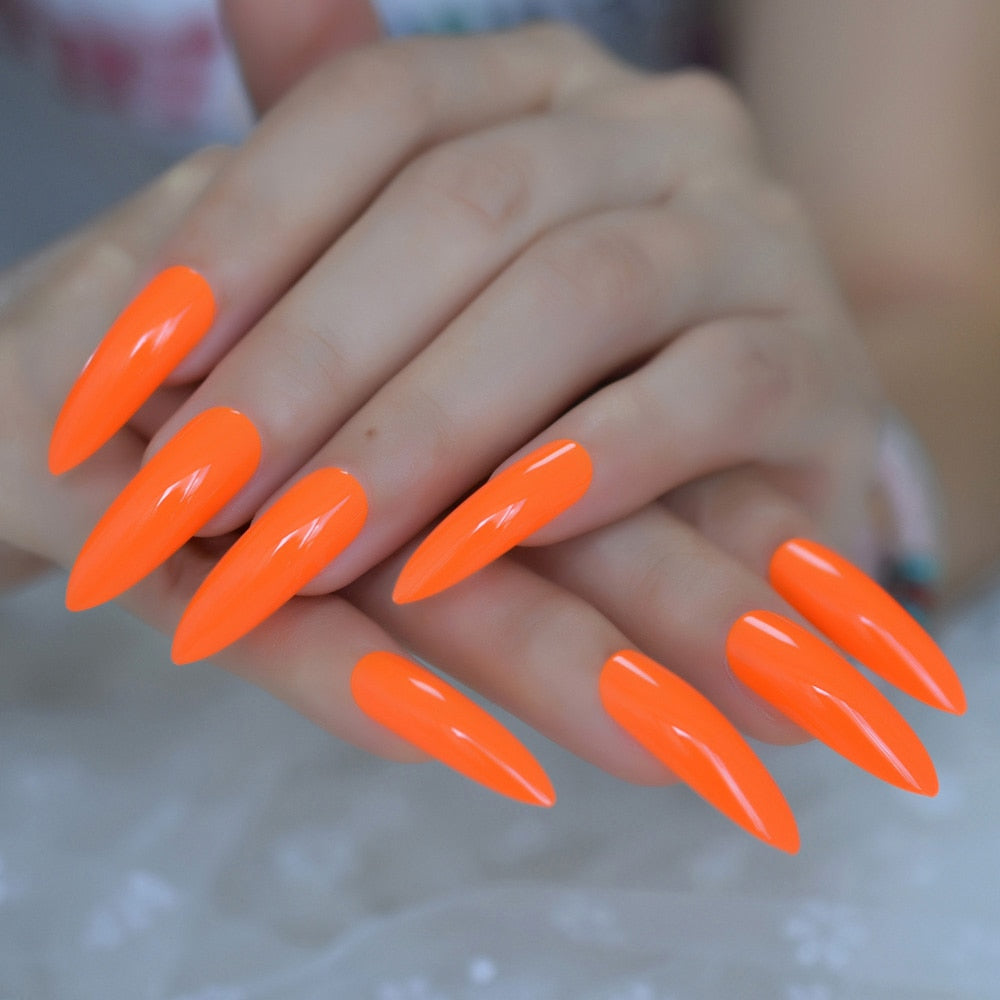 Orange nail art : r/orange