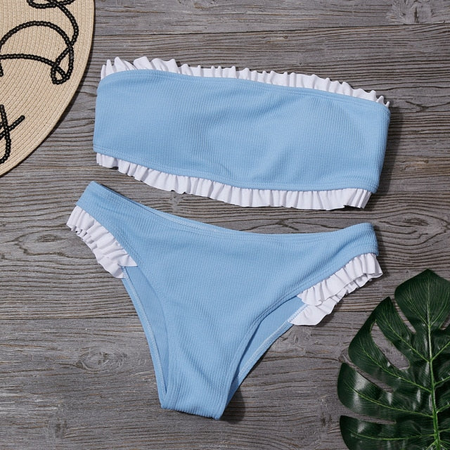 Bijou Ruffle Bikini Set