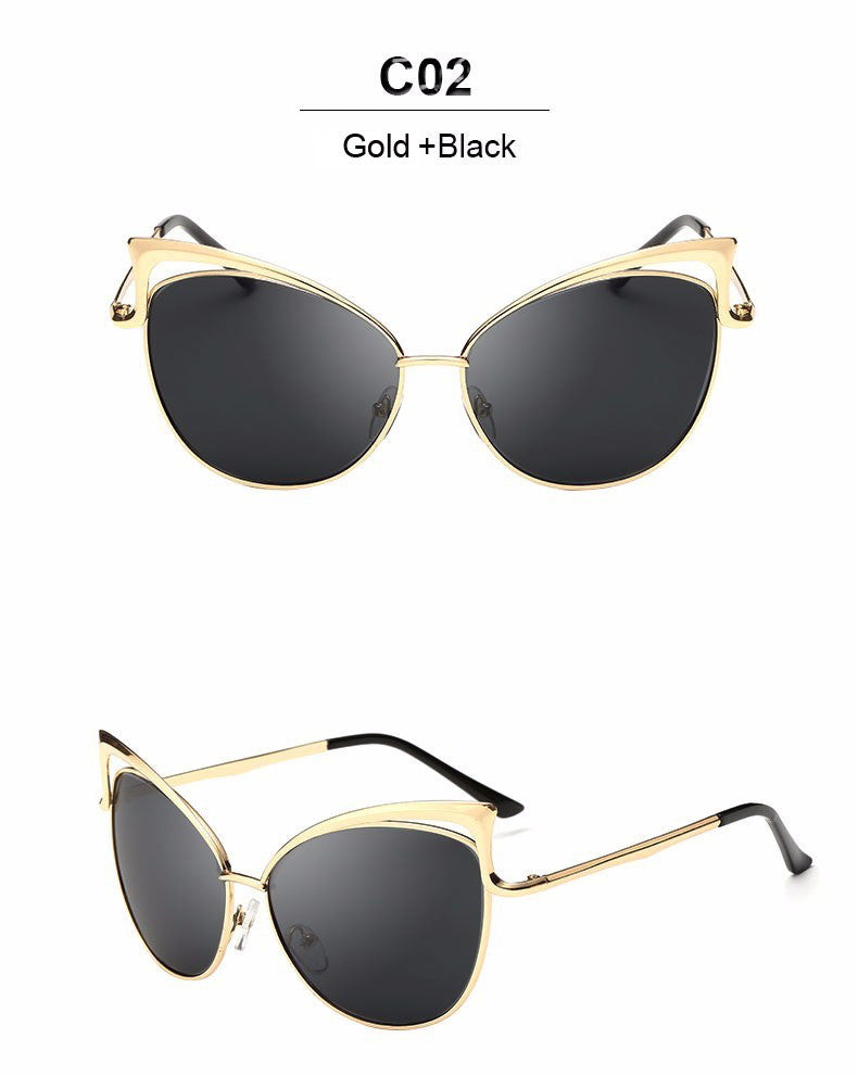 Mirrored Cat Eye Sunglasses