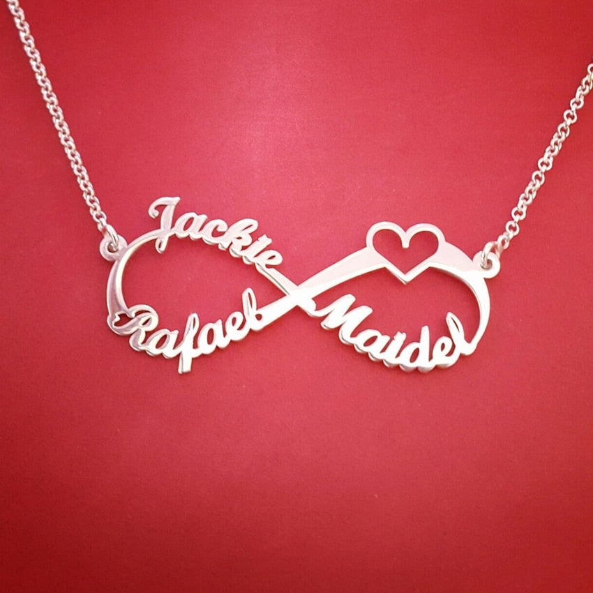 Infinity Love Name Necklace