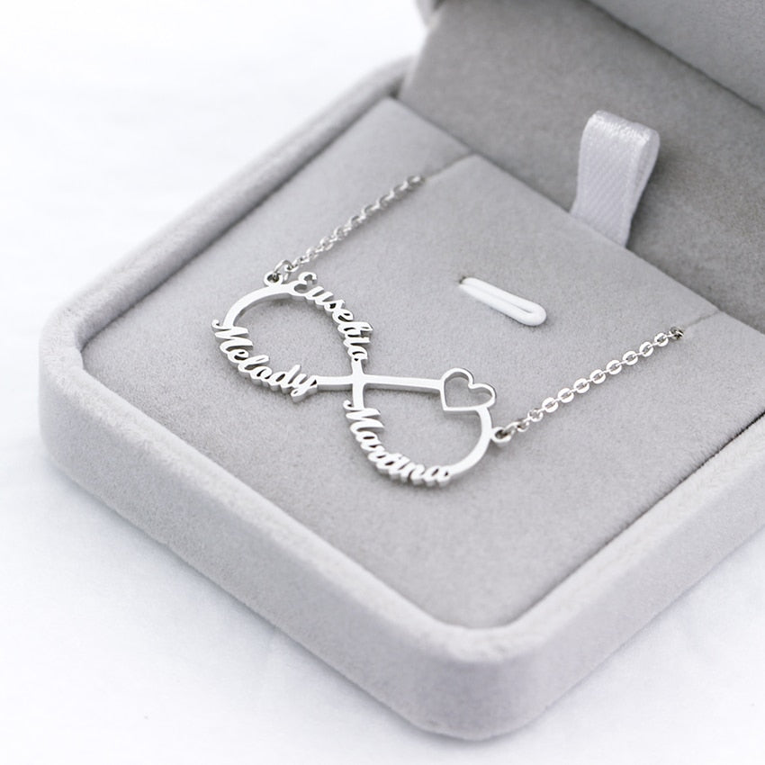 Infinity Love Name Necklace