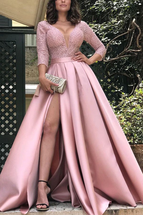 Esperanza Satin Prom Dress